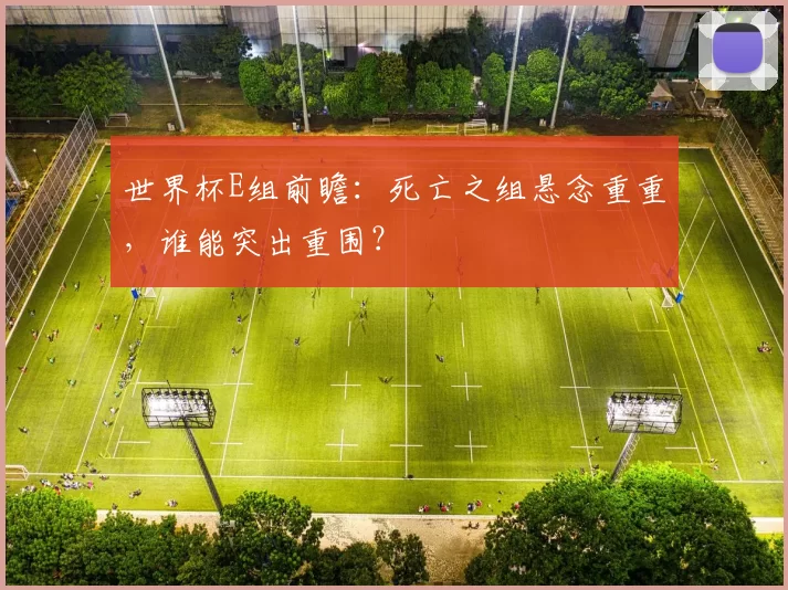 世界杯E组前瞻：死亡之组悬念重重，谁能突出重围？