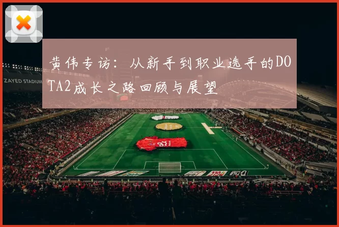 黄伟专访：从新手到职业选手的DOTA2成长之路回顾与展望